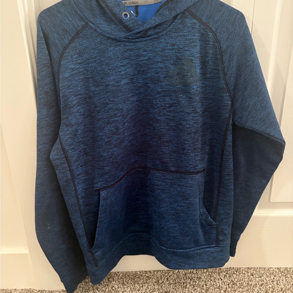 adidas Men's Navy Heather Performance Hoodie